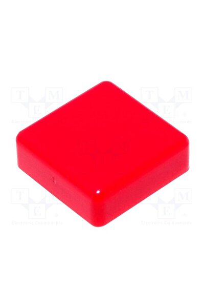 OEM Tastă NINIGI TACT-2BSRD, pătrată, roşie, 12x12mm, Pachet 10 buc