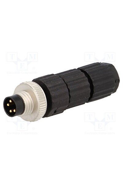 OEM Conector M8 HIRSCHMANN ELST4008V, tată, PIN 4, 60V, IP67, E, drept, pe ca...