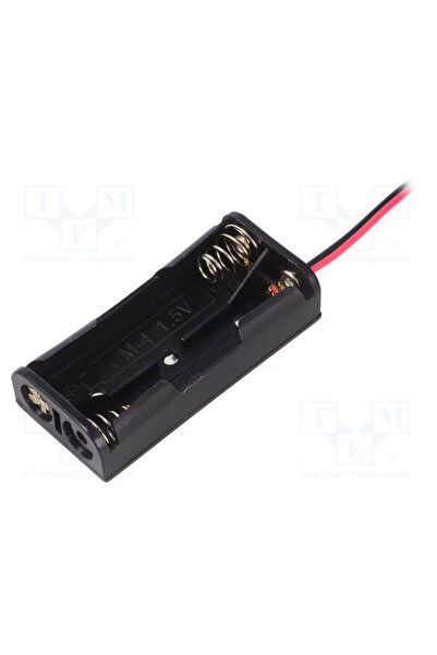 OEM Container COMF BH-421A, AAA,R3, Nr.bat 2, cabluri, 150mm, neagră, Pachet ...