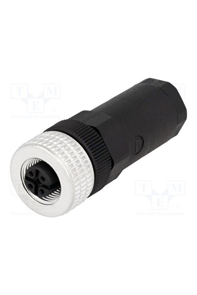 OEM Conector M12 HIRSCHMANN ELKA4012PG9, mufă, PIN 4, mamă, E, 250V, drept, I...