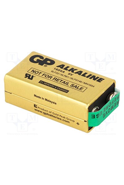OEM Baterie alcaline GP BAT-6F22L/U-SH, 6F22, 9V, nereîncărcabilă, 48,5x26,5x...