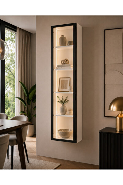Genel Markalar G-003 150CM VİTRİN, SERGİ DOLABI, ÇOK AMAÇLI DOLAP