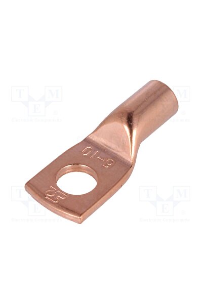 OEM Vârf inelar tubular ERGOM OCZ-010/6, M6, 10mm2, crimpat, pe cablu, cupru,...