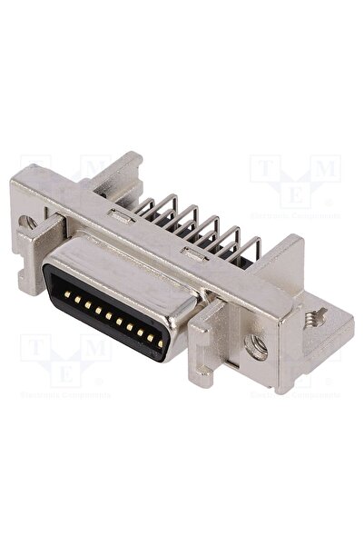 OEM Conector MDR 3M 10220-5212PL, PIN 20, ecranat, Fixare clichet, soclu, mam...