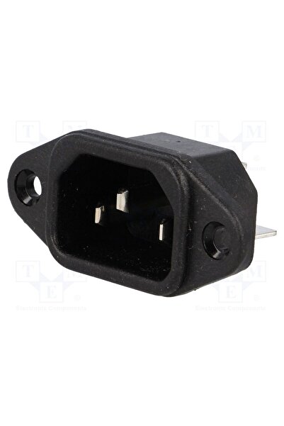 OEM Conector alimentare AC K+B CS-028, soclu, tată, 10A, 250VAC, C14 (E)