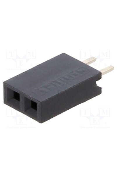 OEM Conector şiruri pini CONNFLY ZL262-2SG, soclu, mamă, PIN 2, THT, drept, 3...
