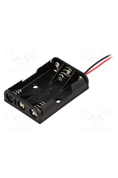 OEM Container COMF BH-431-1A, AAA,R3, Nr.bat 3, cabluri, 150mm, neagră, Pache...