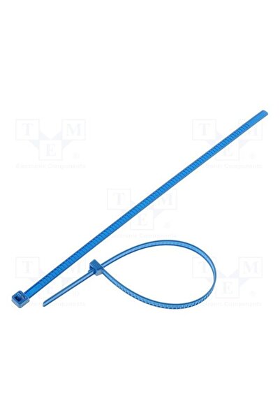 OEM Colier de strângere HELLERMANNTYTON LR55R-BU, W 4,7mm, albastră, poliamid...