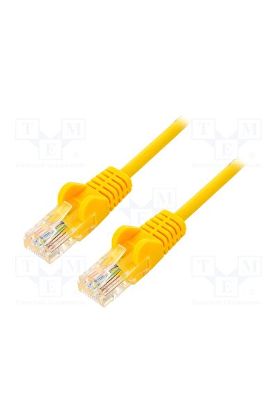 OEM Patch cord GOOBAY U/UTP6-CCA-010YL, U/UTP, Cat 6, RJ45 mufă,din ambele pă...