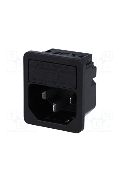 OEM Conector alimentare AC SCHURTER 6200.4315, soclu, tată, 10A, 250VAC, C14 ...