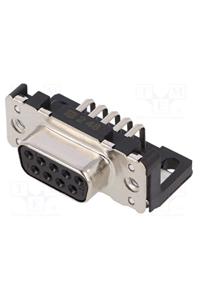 OEM Conector D-Sub HARTING 09661526612, PIN 9, soclu, mamă, pentru PCB, în un...