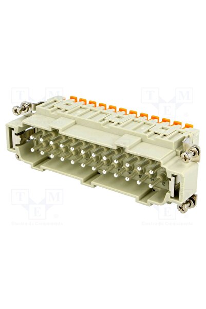 OEM Conector HDC ILME CSHM24, inserturi de contact, tată, CSH, PIN 24, 16A, 400V