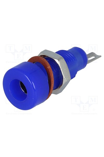 OEM Conector de laborator banană 4mm SCI R1-22-U, soclu, 60VDC, 10A, albastră...