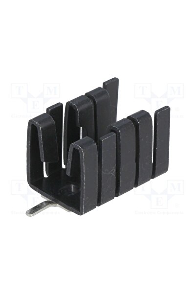 OEM Radiator presat STONECOLD HS-011, TO220, negru, L 12,8mm, Î 12,7mm