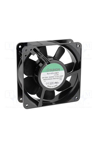 OEM Ventilator AC SUNON A2123HBT-7, axial, 230VAC, 120x120x38mm, 210m3/h(±10%...