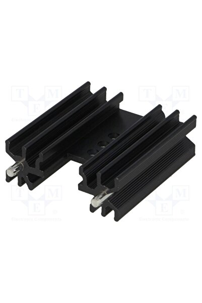 OEM Radiator extrudat STONECOLD HS-135A-38, H, TO220, negru, L 34,5mm, H 12,5mm