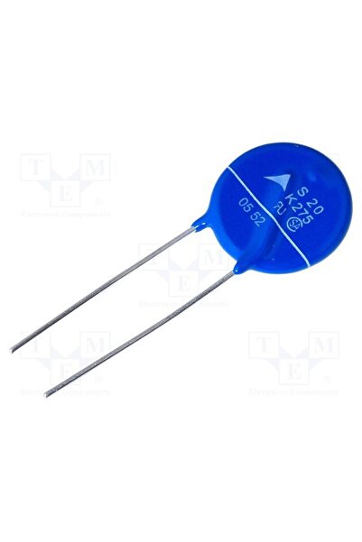 OEM Varistor cu oxid metalic TDK SIOV-S20K275, THT, 275VAC, 350VDC, 430V, 800...