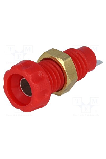 OEM Conector de laborator banană 4mm CLIFF CL1452, soclu, 60VDC, 10A, roşie, ...