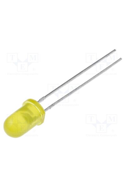 OEM LED KINGBRIGHT ELECTRONIC L-53SYDK, galben, 5mm, 600÷1000mcd, 60 ° Parte ...