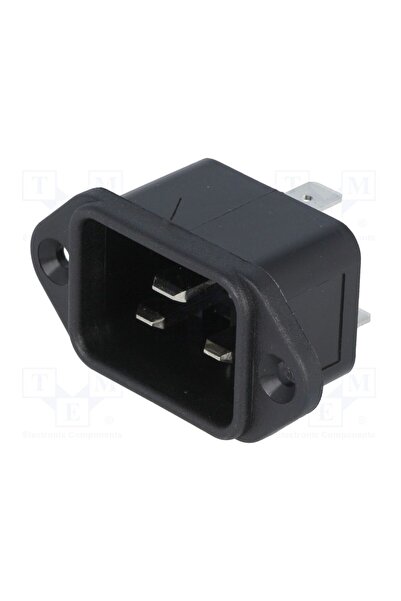 OEM Conector alimentare AC BULGIN PX0596/63, soclu, tată, 16A, 250VAC, C20 (I...