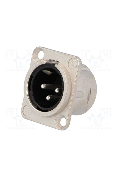 OEM Conector XLR NEUTRIK NTR-NC3MDL1, soclu, tată, PIN 3, drept, lipire, din ...