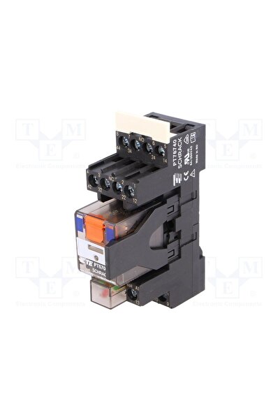 OEM Set Releu interfaţă TE Connectivity PT5S7LC4, Ubobină 24VDC, 4PDT, 6A, 6A...