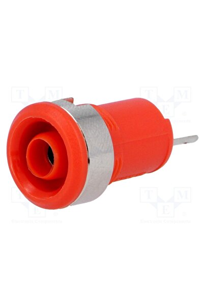 OEM Conector de laborator banană 4mm SCI BC-124/R, soclu, 60VDC, 10A, roşie
