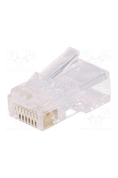 OEM Conector RJ45 ECE EMP881AR200, mufă, PIN 8, Contacte bronz-fosfor, aurit,...
