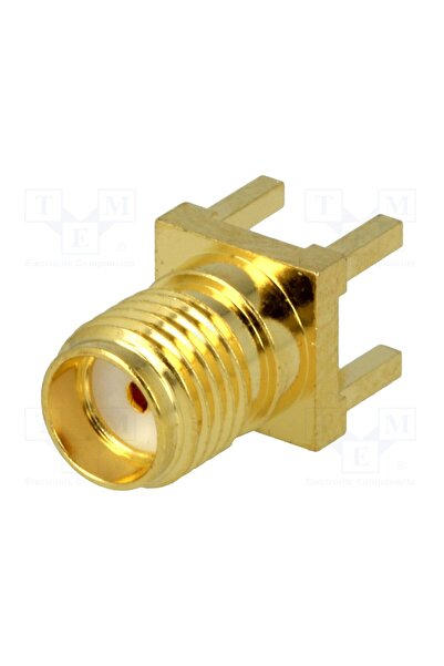 OEM Conector SMA AMPHENOL RF SMA6251A13G50, soclu, mamă, drept, 50Ω, THT, pen...