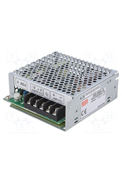 OEM Convertor DC/DC MEAN WELL SD-25B-12, 25,2W, Intrare 19÷36VDC, Ieșire 12VD...
