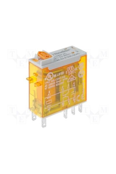 OEM Releu electromagnetic FINDER 46.52.8.024.004, Ubobină 24VAC, DPDT, Iconta...
