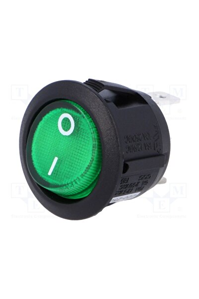 OEM Comutator basculant SCI R13112BF02BG2N2, SPST, Poz 2, OFF-(ON), 10A/250VA...