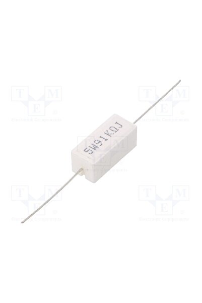 OEM Rezistor de putere SR PASSIVES CRL5W-91K, 91kΩ, cu ciment, THT, 5W, ±5%, ...