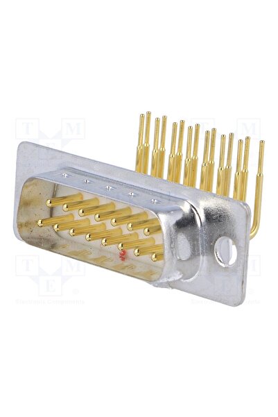 OEM Conector D-Sub CONNFLY DH15M, PIN 15, soclu, tată, pentru PCB, în unghi 9...