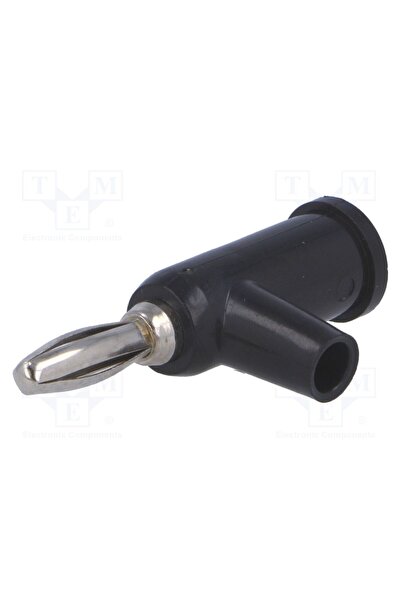 OEM Conector de laborator banană 4mm AXIOMET BDP-100-B, mufă, 24A, 60VDC, nea...