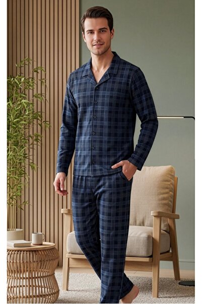 Over Sleep by Poleren Long Sleeved Front Buttoned Pajama Set