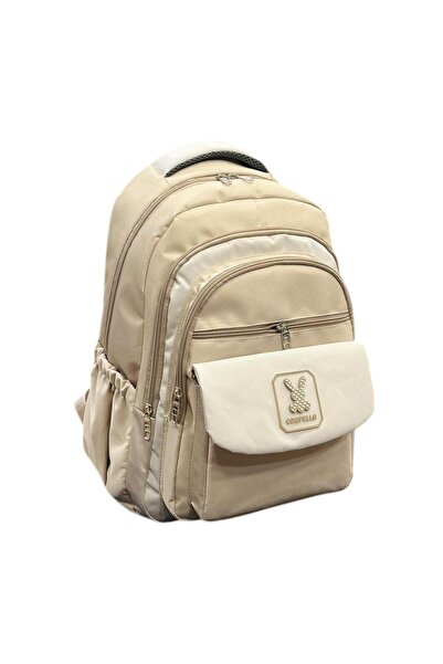 COUPELLA School and Backpack with Large Pockets and Flap Details