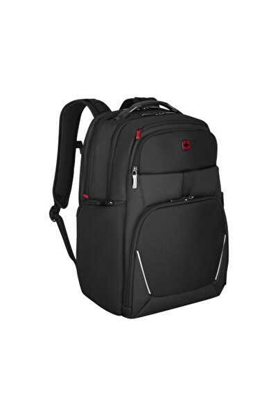 Wenger Meteor, Rucsac pentru laptop de 17 inch cu buzunar pentru tabletă, Neg...
