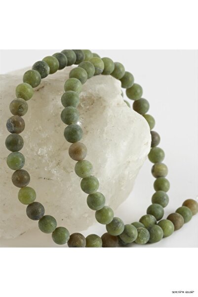 ZERO LAND Spt-Gld 6 mm Matte Agate (42939) Stone Green
