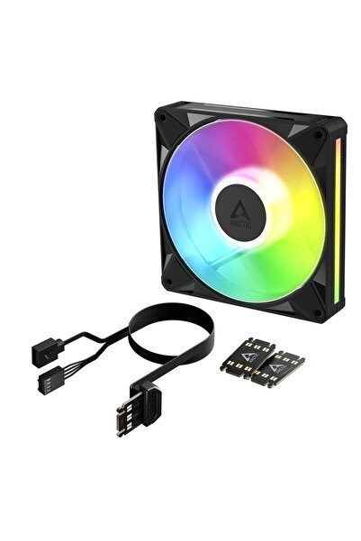 Arctic Ventilator "BioniX P14 A-RGB", 140mm, 450 - 3000 RPM, FDB, 76 cfm, 4-P...