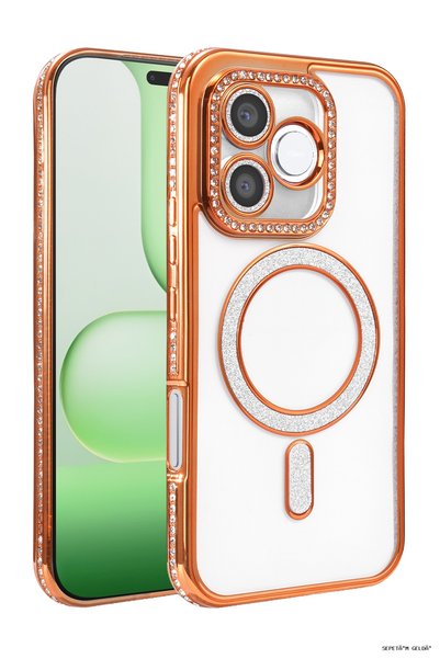 New Face Spt-Gld Honor 600 Lite Joke Simli Magneticsafe Case (35232) - Orange