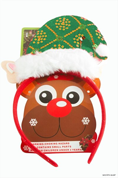 ZERO LAND Spt-Gld Santa Claus Hat Christmas (44708) Crown Green