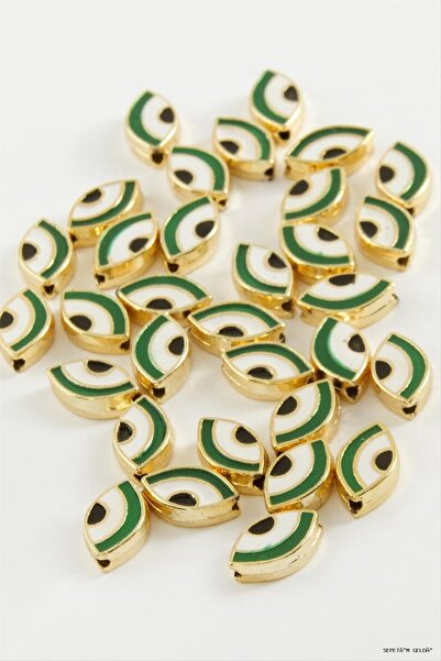 ZERO LAND Spt-Gld Eye Enamel Bracelet and Pendant Horse 1 (45218) Piece Green