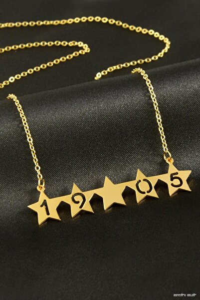 ZERO LAND Spt-Gld 1905 Five Star Fan (45647) Necklace Yellow