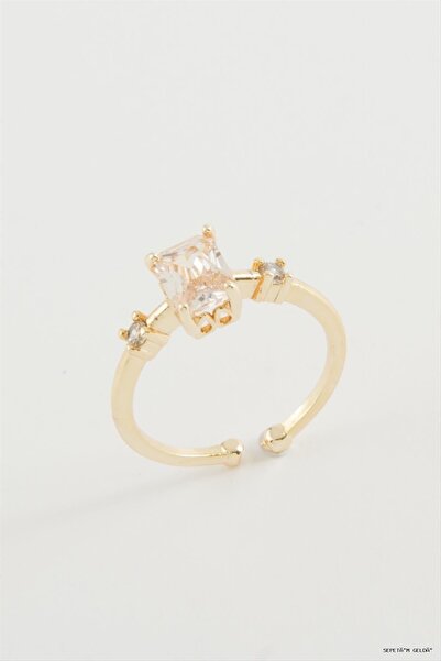ZERO LAND Spt-Gld Baget Stone (45752) Ring Yellow