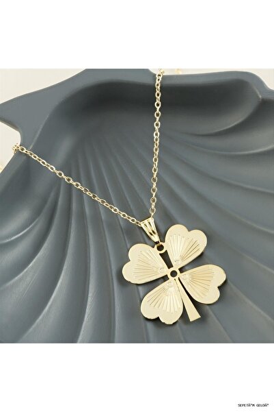 ZERO LAND Spt-Gld Yonca New Season (53454) Necklace Yellow