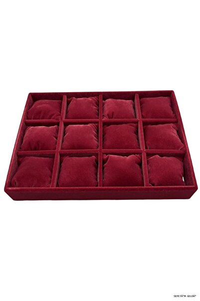ZERO LAND Spt-Gld 12-Pack Anfora Fabric Cushioned (55826) Table Claret Red