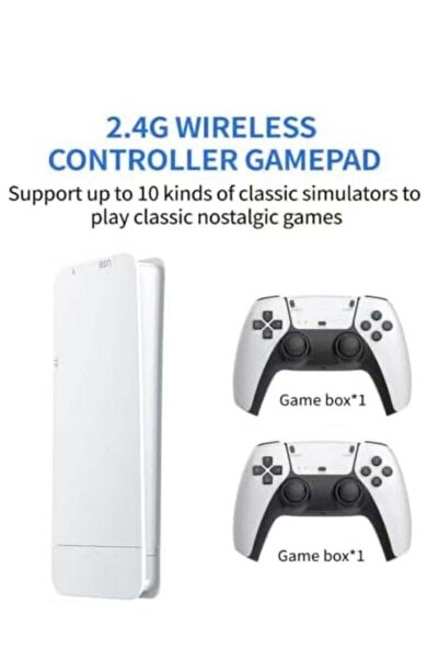 Game Nostalgia Gaming Stick M15 Wireless Retro Console with 20000 Games 4K HD...