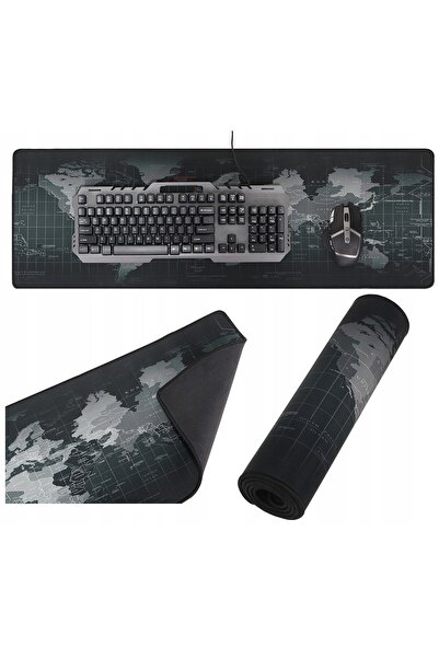 Ayawaska Mousepad XXL 88x30 cm pentru tastatura si mouse, suprafata neteda an...