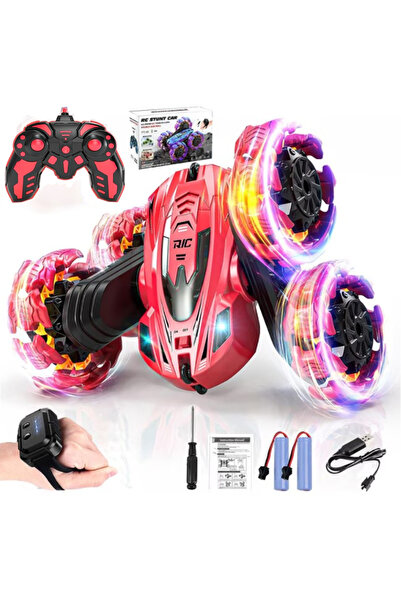 Snooe Hand Sensing Gesture Control RC Car, 4WD Remote Control Tumbling Stunt ...